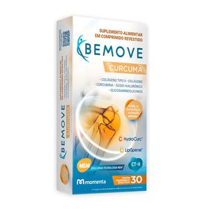 Suplemento Alimentar Bemove Curcuma 30 Comprimidos Revestidos