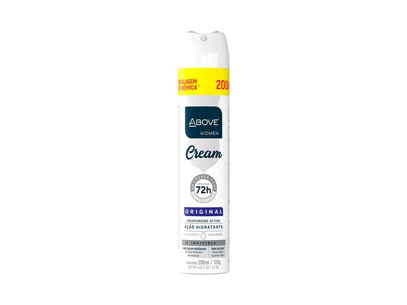 desodorante-antitranspirante-aerosol-above-women-cream-original-invisible-72h-200ml-farmacia-online-drogal
