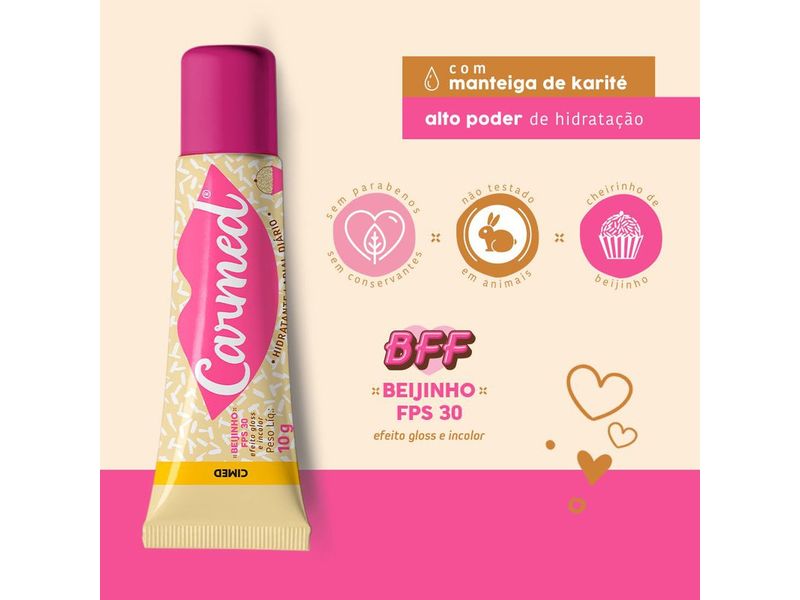 hidratante-labial-carmed-bff-beijinho-fps-30-efeito-gloss-incolor-10g-farmacia-online-drogal
