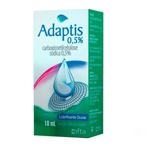 Colírio Adaptis 0,5% Solução Oftálmica Estéril 10ml