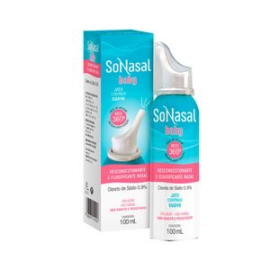 Sonasal Baby Jato Contínuo Suave Nasal 100ml