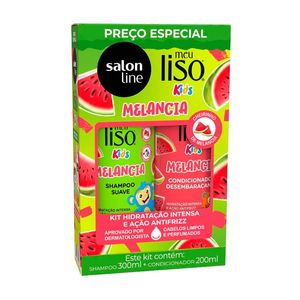 Kit Shampoo Salon line Kids Melancia 300ml + Condicionador Salon line Melancia 200ml