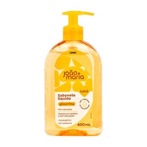 Sabonete Líquido Glicerina João e Maria Bebê 400ml