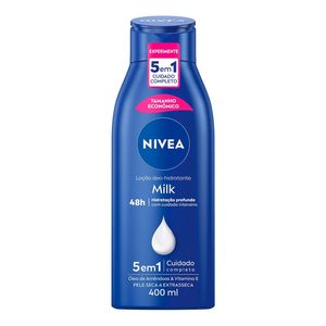 Loção Hidratante Nivea Milk Pele Seca e Extrasseca 400ml