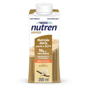 Complemento Alimentrar Nutren Senior Baunilha Zero Lactose 200ml