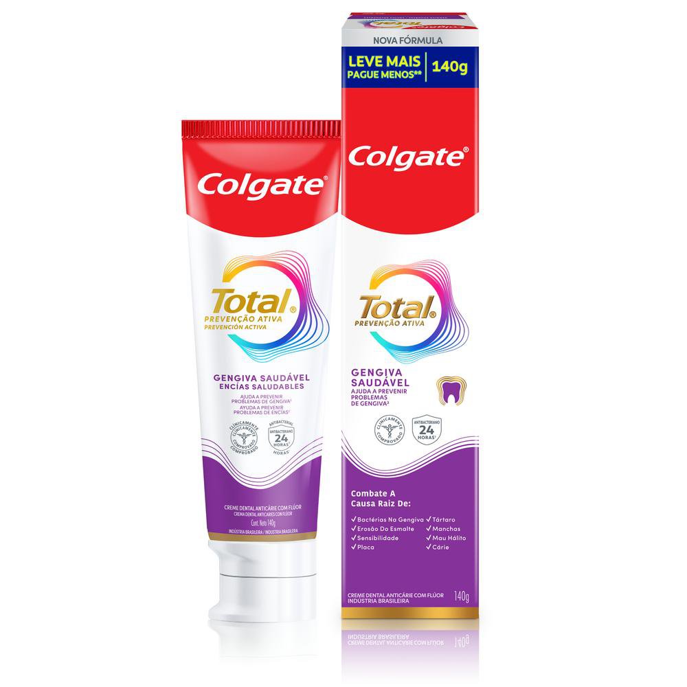 Creme Dental Colgate Total Gengiva Reforçada - Drogal
