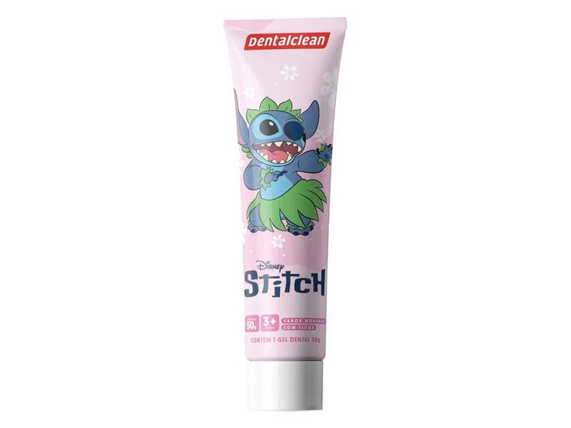 gel-dental-infantil-com-fluor-dentalclean-stitch-sabor-morango-50g-farmacia-online-drogal