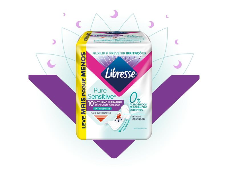 absorvente-libresse-pure-sensitive-noturno-ultrafino-extrassuave-com-abas-10-unidades-farmacia-online-drogal