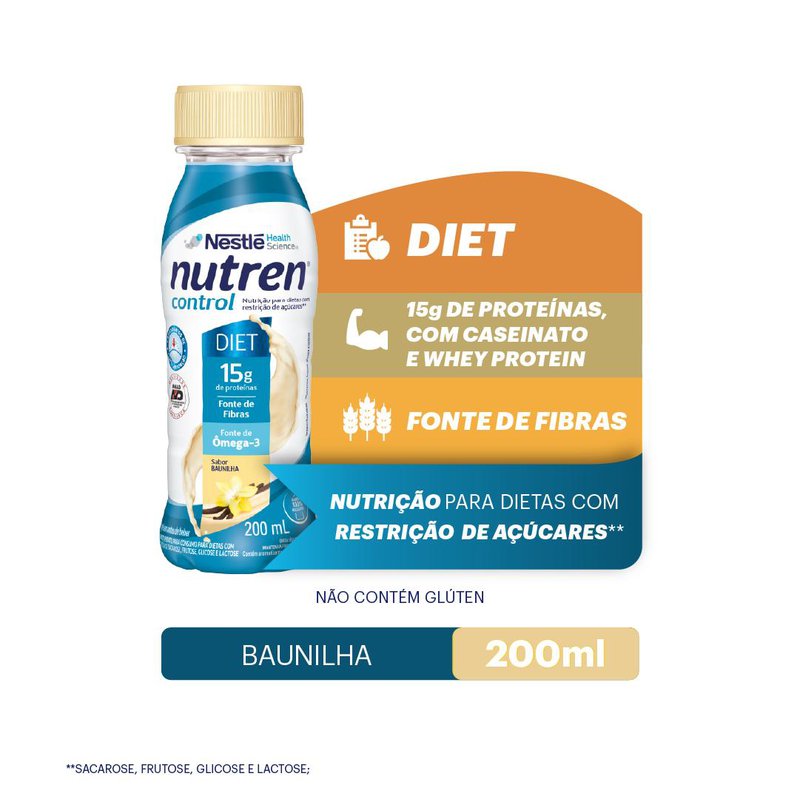 Nutren Control Diet Sabor Baunilha - Compre na Farmacia Drogal