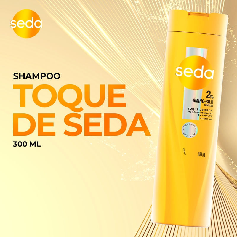 Shampoo Seda Amino-Silk Complex Toque de Seda 300ml - Drogal