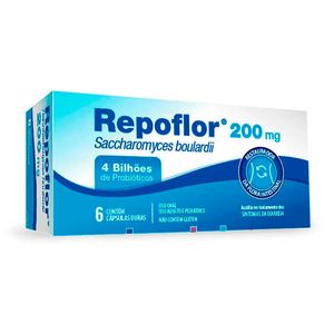 Repoflor 200mg 6 Cápsulas Duras