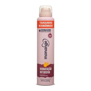 Desodorante Antitranspirante Aerosol Monange Hidratação Intensiva 200ml
