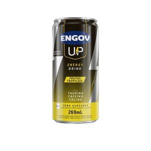 Energético Engov Up Zero Açúcares Sabor Frutas Tropicais 269ml