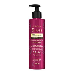 Creme para Pentear Eudora Siàge Pro Cronology Curvas Volume 300ml