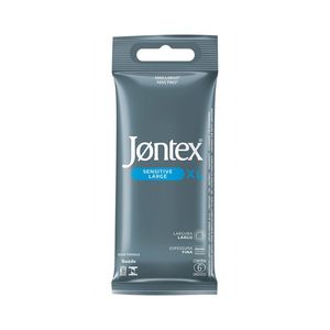 Preservativo Camisinha Jontex Sensitive XL  6 Unidades