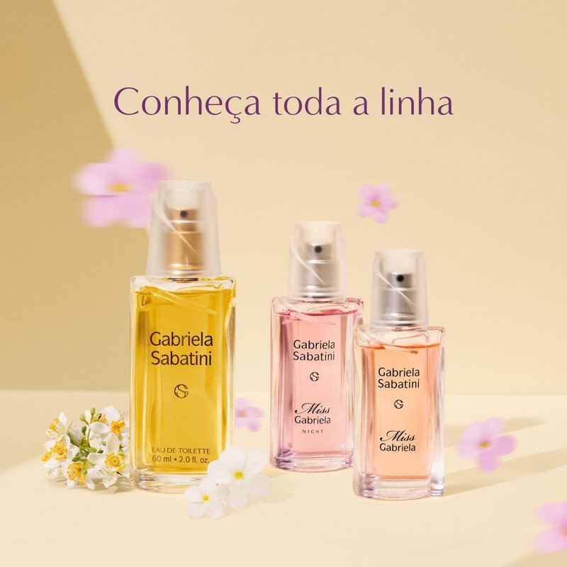 Perfume: Gabriela Sabatini Eau de Toilette Feminino 60ml