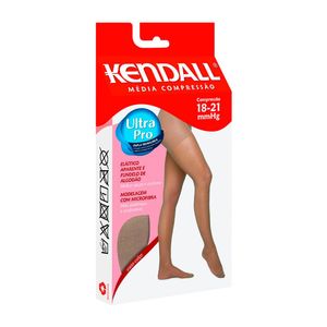 Meia Calça de Compressão Kendall Média Compressão 18-21mmhg Com Ponteira Tamanho G Cor Mel 1 Par