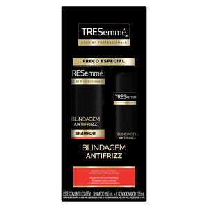 Kit Tresemmé Blindagem Antifrizz Shampoo 350ml + Condicionador 175ml