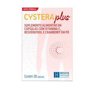 Suplemento Alimentar Cystera Plus 30 Cápsulas