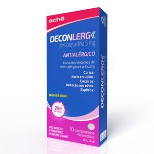 Antialérgico Deconlerg 5mg 10 Comprimidos Revestidos