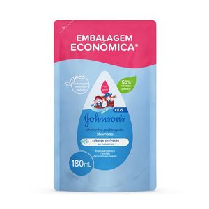 Refil Shampoo Johnson's Baby Cheirinho Prolongado 180ml
