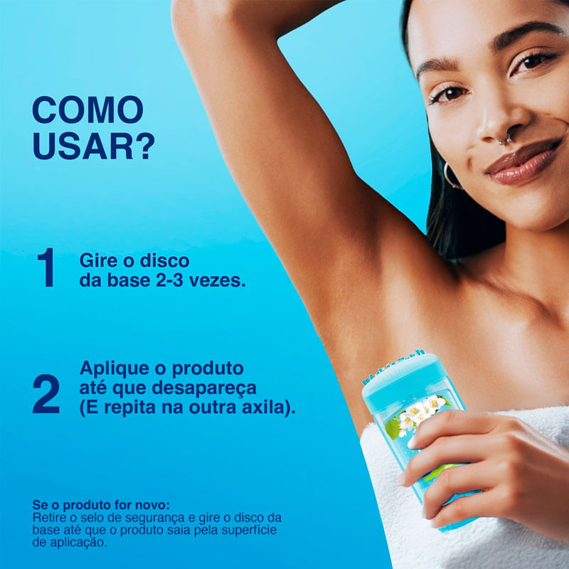 Desodorante em Gel Secret Jasmine 45g: 5x Mais Proteção