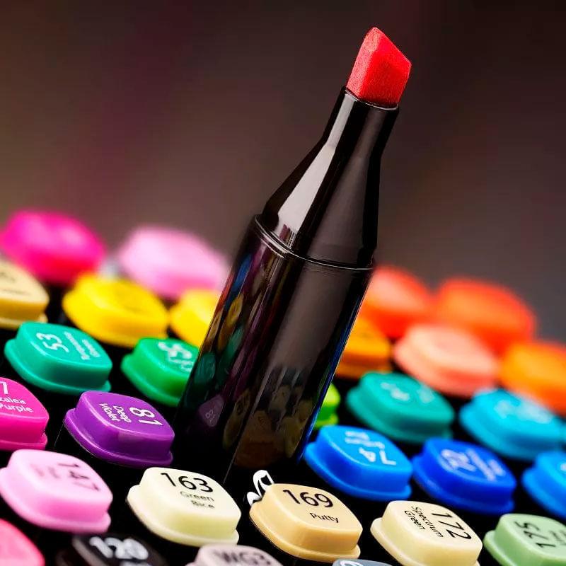Canetas Coloridas Magic Art Marker 24 Cores: Cores Vibrantes