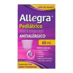Antialérgico Allegra 6mg/ml Xarope Pediátrico Uso Oral 60ml + Copinho Dosador