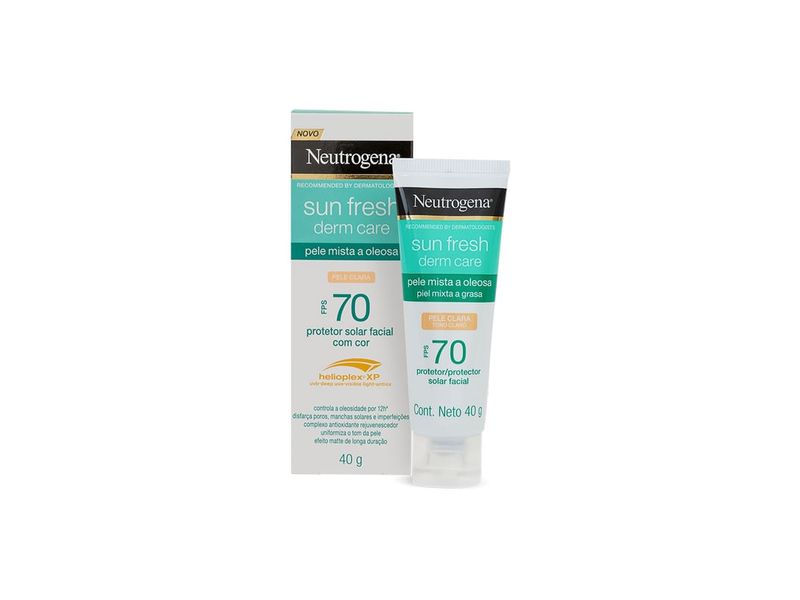 protetor-solar-facial-neutrogena-sun-fresh-derm-care-pele-clara-fps70-40g-farmacia-online-drogal