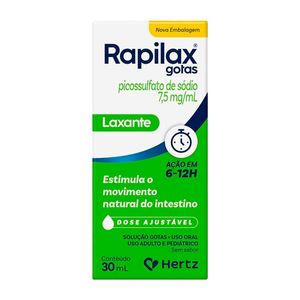 Rapilax 7,5mg/ml Laxante Solução Gotas 30ml