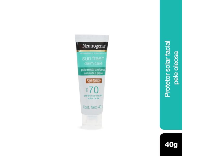 protetor-solar-facial-neutrogena-sun-fresh-derm-care-pele-negra-fps70-40g-farmacia-online-drogal-