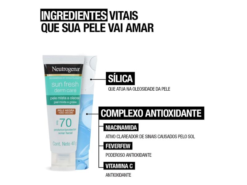 protetor-solar-facial-neutrogena-sun-fresh-derm-care-pele-negra-fps70-40g-farmacia-online-drogal-