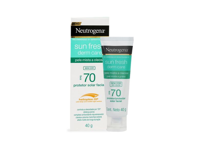 protetor-solar-facial-neutrogena-sun-fresh-derm-care-sem-cor-fps70-40g-farmacia-online-drogal