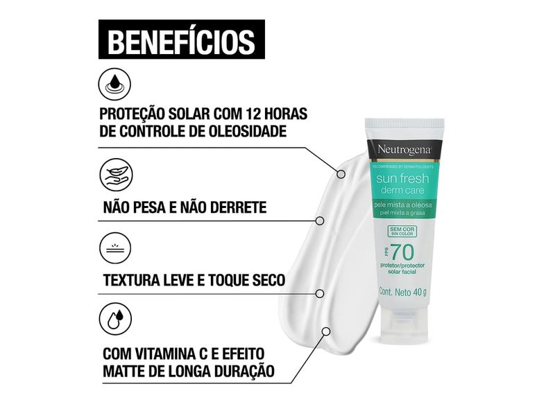 protetor-solar-facial-neutrogena-sun-fresh-derm-care-sem-cor-fps70-40g-farmacia-online-drogal