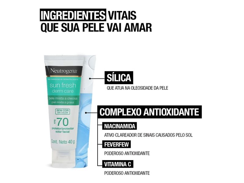 protetor-solar-facial-neutrogena-sun-fresh-derm-care-sem-cor-fps70-40g-farmacia-online-drogal