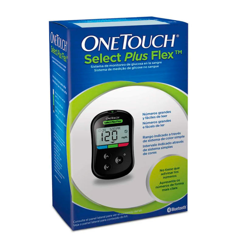 glitsmotel 1stプレス Medidor de Glicemia: OneTouch Select Plus Flex 1 Unidade