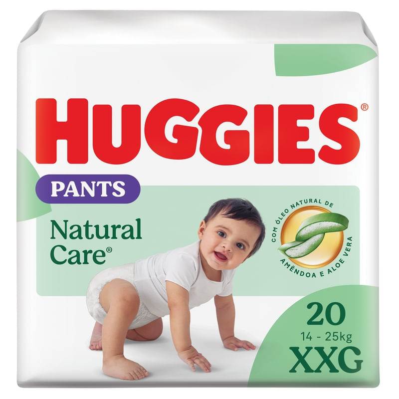 chefm他の方不可です。Rougié Fralda Huggies: Roupinha Pants Natural Care XXG 20 Unidades