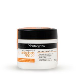 Creme Antissinais Neutrogena Face Care Intensive Dia FPS22 100g