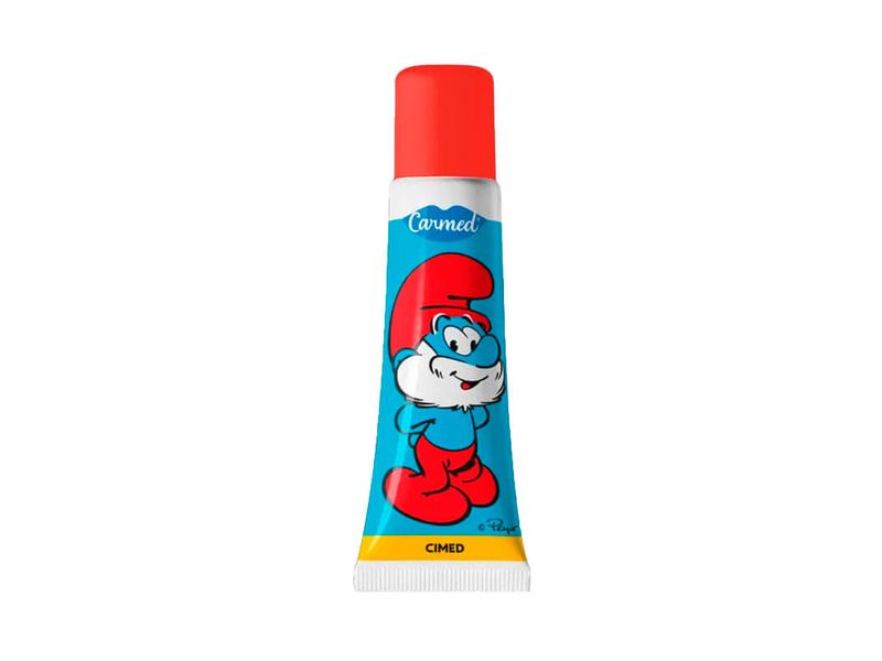 hidratante-labial-carmed-os-smurfs-surpresa-sabor-blueberry-incolor-10g-farmacia-online-drogal