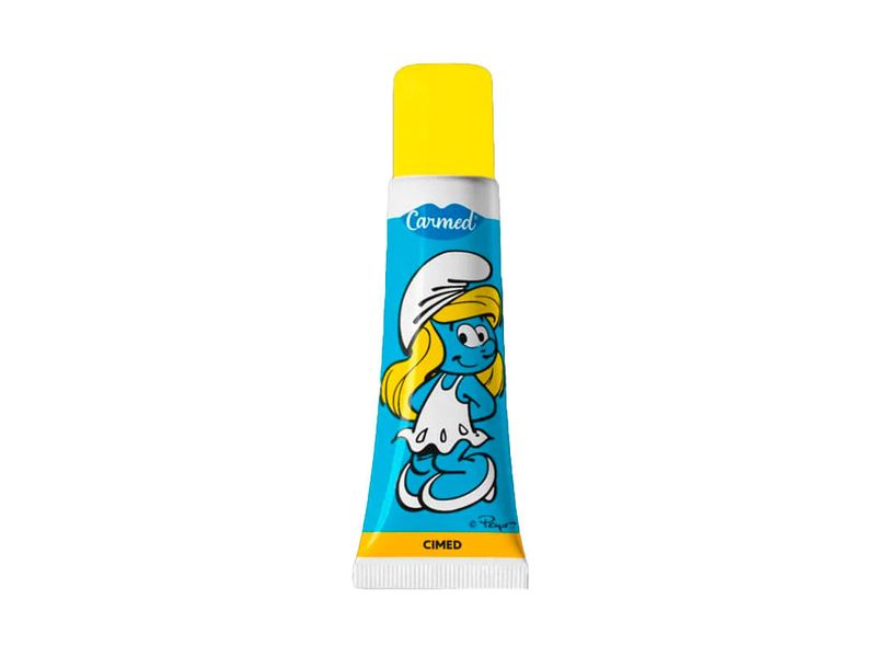 hidratante-labial-carmed-os-smurfs-surpresa-sabor-blueberry-incolor-10g-farmacia-online-drogal