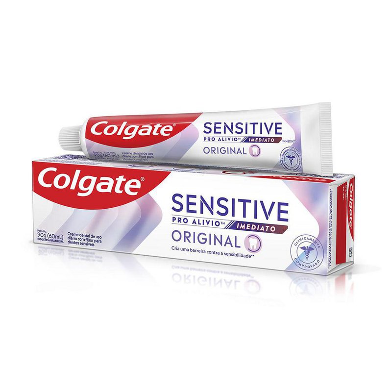 Pasta de Dente: Sensibilidade Colgate Sensitive Alívio Imediato