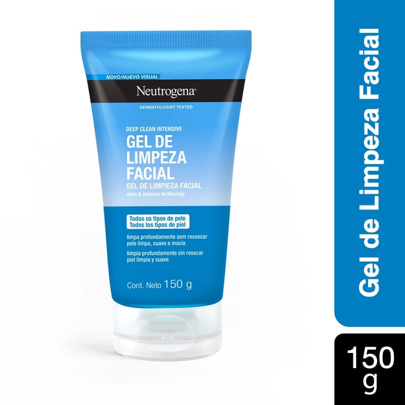 Gel De Limpeza Facial Neutrogena Deep Clean Intensive 150g