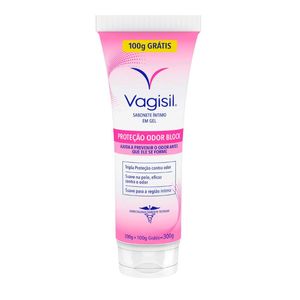 Sabonete Íntimo em Gel Vagisil Proteção Odor Block 200g