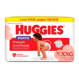 Fralda Huggies Roupinha Supreme Care Max XXG 72 Unidades