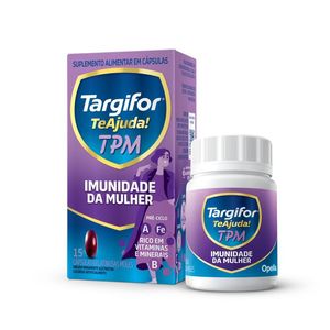 Suplemento Alimentar Targifor TeAjuda! TPM 15 Cápsulas Gelatinosas Moles
