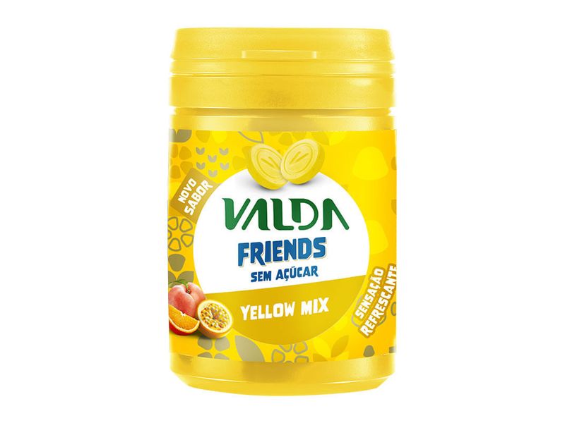 pastilha-valda-friends-yellow-mix-sem-acucar-50g-farmacia-online-drogal