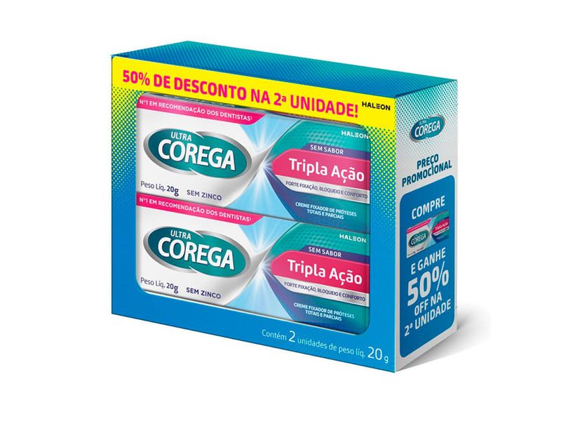 kit-creme-fixador-de-dentadura-ultra-corega-tripla-acao-sem-sabor-2-unidades-20g-cada-farmacia-online-drogal