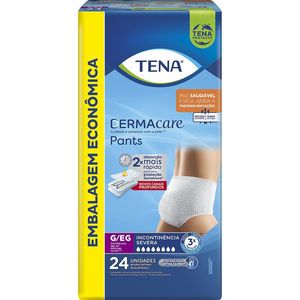 Roupa Íntima Tena Pants Dermacare G/EG Embalagem Econômica 24 Unidades
