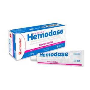 Hemodase Pomada 25g + 6 Aplicadores Descartáveis