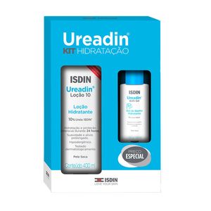 Kit Loção Hidratante Ureadin Isdin 400ml + Gel de Banho Hidratante 100ml
